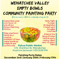 Wenatchee Valley Empty Bowls Community Painting Party