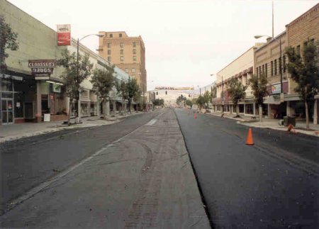 Wenatchee Avenue Before Our Streetscape Design Work
