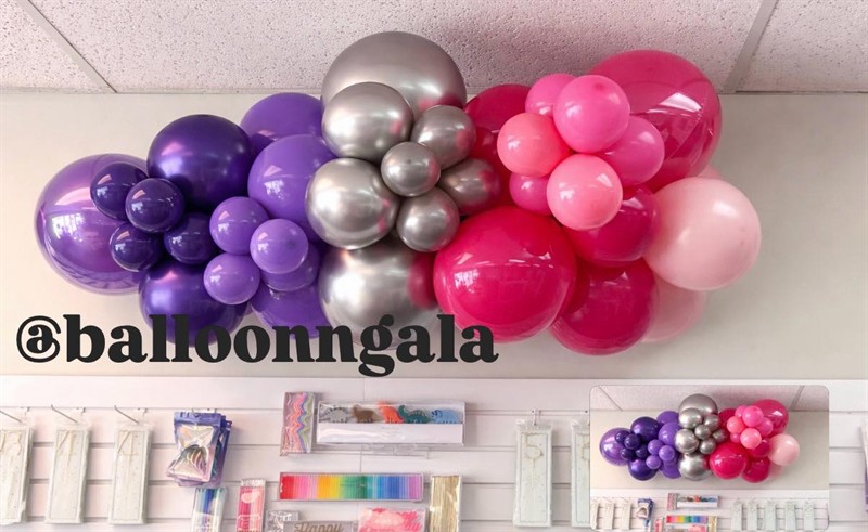 Balloon garlands, quick grab and go