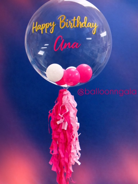 Custom Balloon with your own selected message.