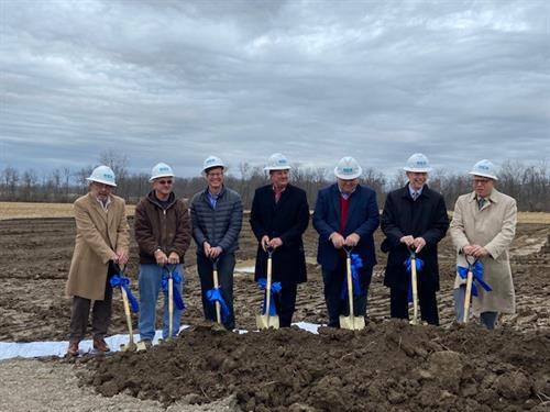 Groundbreaking for Centerburg facility, December 2022
