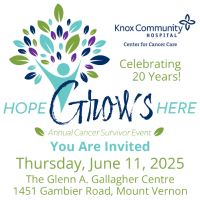 Knox Community Hospital Hosts Annual Cancer Survivor Event