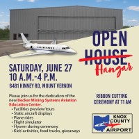 Knox County Regional Airport to dedicate Becker Mining Systems Aviation Education Center with special event