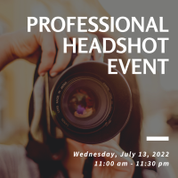 Professional Headshot Event (Rescheduled)