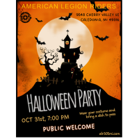 The American Legion Riders Halloween Party 10/31/2026