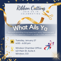 Ribbon Cutting - What Ails Ya