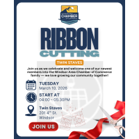 Ribbon Cutting - Twin Staves