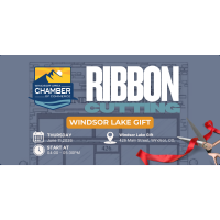 Ribbon Cutting - Windsor Lake Gift