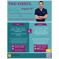 Dr. Gaby Moaward Two Events. One Day