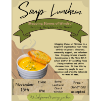 Stepping Stones Soup Luncheon