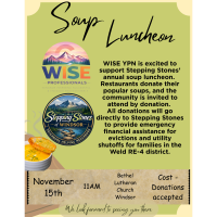 WISE Volunteer Stepping Stones Soup Luncheon