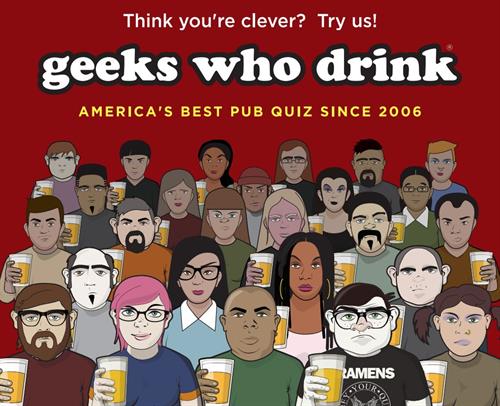 Tuesday night is Trivia Night with Geeks Who Drink at Mighty River Brewing Windsor CO