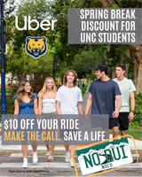 Uber and No DUI NoCo Partner to Offer Spring Break Ride Discounts for Greeley College Students