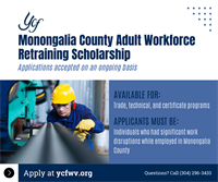 YCF Scholarship to Retrain and Retain Monongalia County Workforce