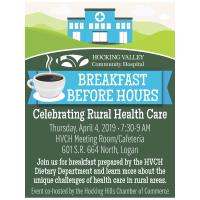 4/4/19 Breakfast Before Hours: Hocking Valley Community Hospital