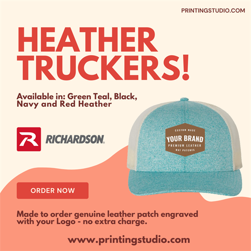 Richardson Heather Trucker Snapbacks