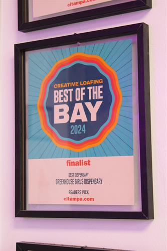 Best of the Bay – Best Dispensary Award – We’re honored to be named Best Dispensary in the Bay! Thank you for your support—we couldn’t do it without our amazing community!