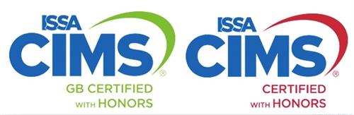 Certifcation - Cleaning Industry Management Standard  - Green Building with Honors #Certified