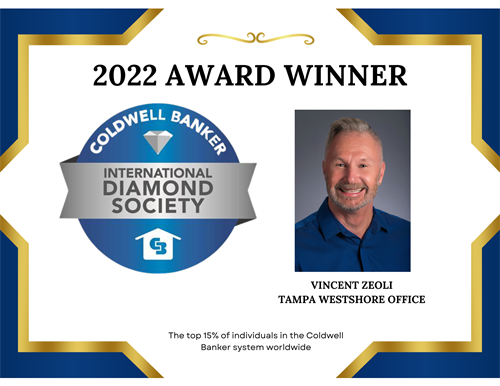 Top 15% agent in Coldwell Banker Globally - 2022