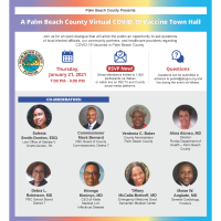 A Palm Beach County Virtual COVID-19 Vaccine Town Hall