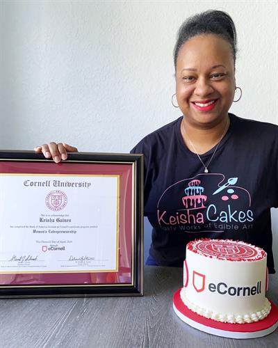 Earned a Women Entrepreneur Certification from Cornell University Earned a Women Entrepreneur Certification from Cornell University
