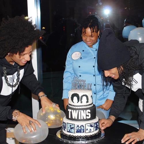 Les Twins Birthday Cake