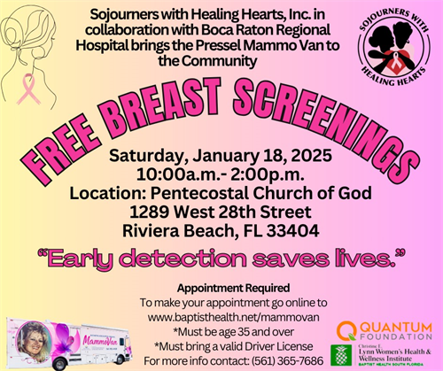 January 2025 FREE Screening Event