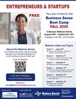 Free Webinar Series Starting soon! Small Business Bootcamp - Register now!