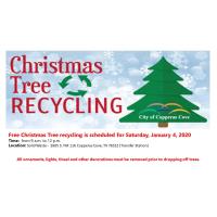 City of Copperas Cove Christmas Tree Recycling
