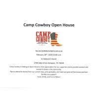 Camp Cowboy Open House