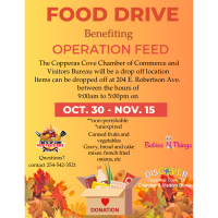 Food Drive benefiting Operation Feed
