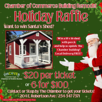 Shed Raffle for Building Remodel