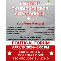 Political Forum - Copperas Cove City Council