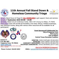 11th Annual Fall Stand Down & Homeless Community Triage