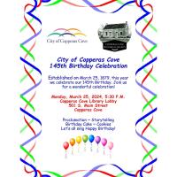City of Copperas Cove’s 145th Birthday Celebration