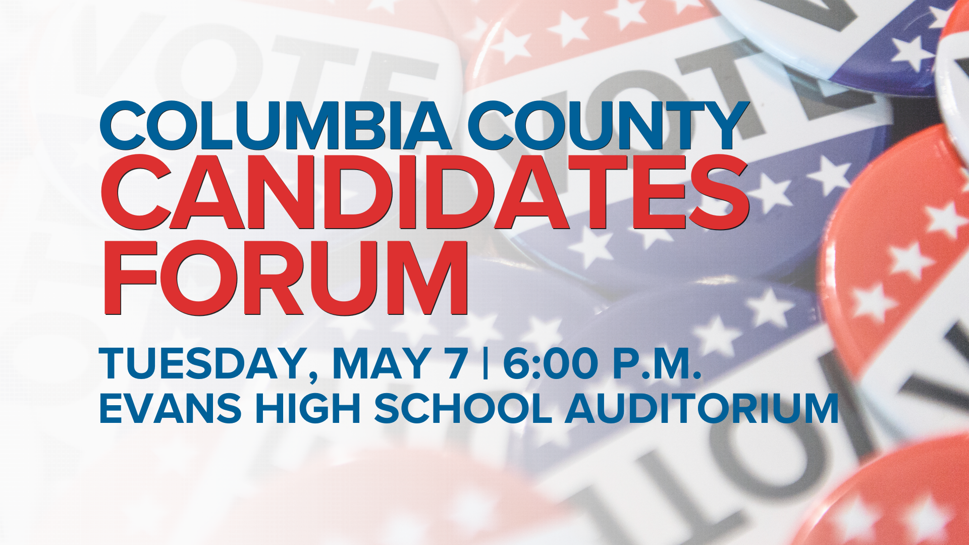 Image for Public Invited to Columbia County Candidates’ Forum