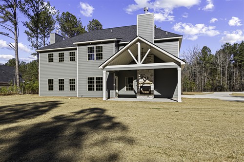 Signature Game Day Porch included in most Hughston Homes