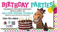 Birthday Parties at Hilltop Riding Stable