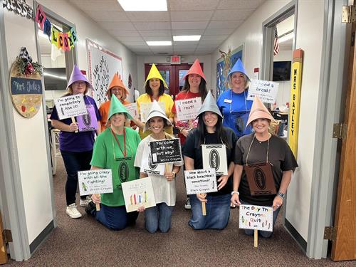 Homecoming Dress Up Week - Book Characters by our Teachers