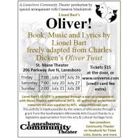 Lanesboro Community Theatre Presents: Oliver!