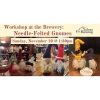 Workshop at Sylvan Brewing: Needle-Felted Gnomes