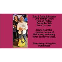 Live Music at the High Court Pub! Tom and Barb Schramm!