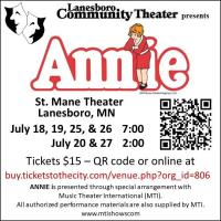 Lanesboro Community Theatre Presents: Annie