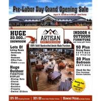 Artisan Home Furnishings-Grand Opening Sale