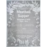 Bethlehem Lutherans Annusl Meatball Supper
