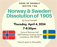 Norway & Sweden Dissolution of 1905
