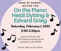 Piano Afternoon with Heidi Dybing ft. Edvard Grieg