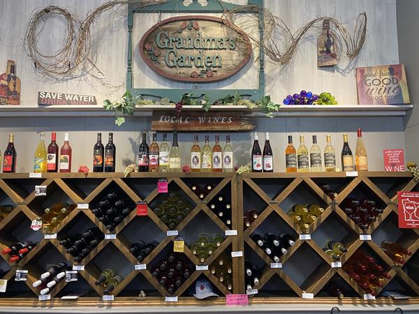 Our local wine selection is sure to please all wine lover.