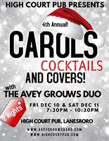 Carols, Cocktails, and Covers with the Avey Grouws Duo