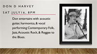 Live Music: Don D Harvey - Acoustic Guitar